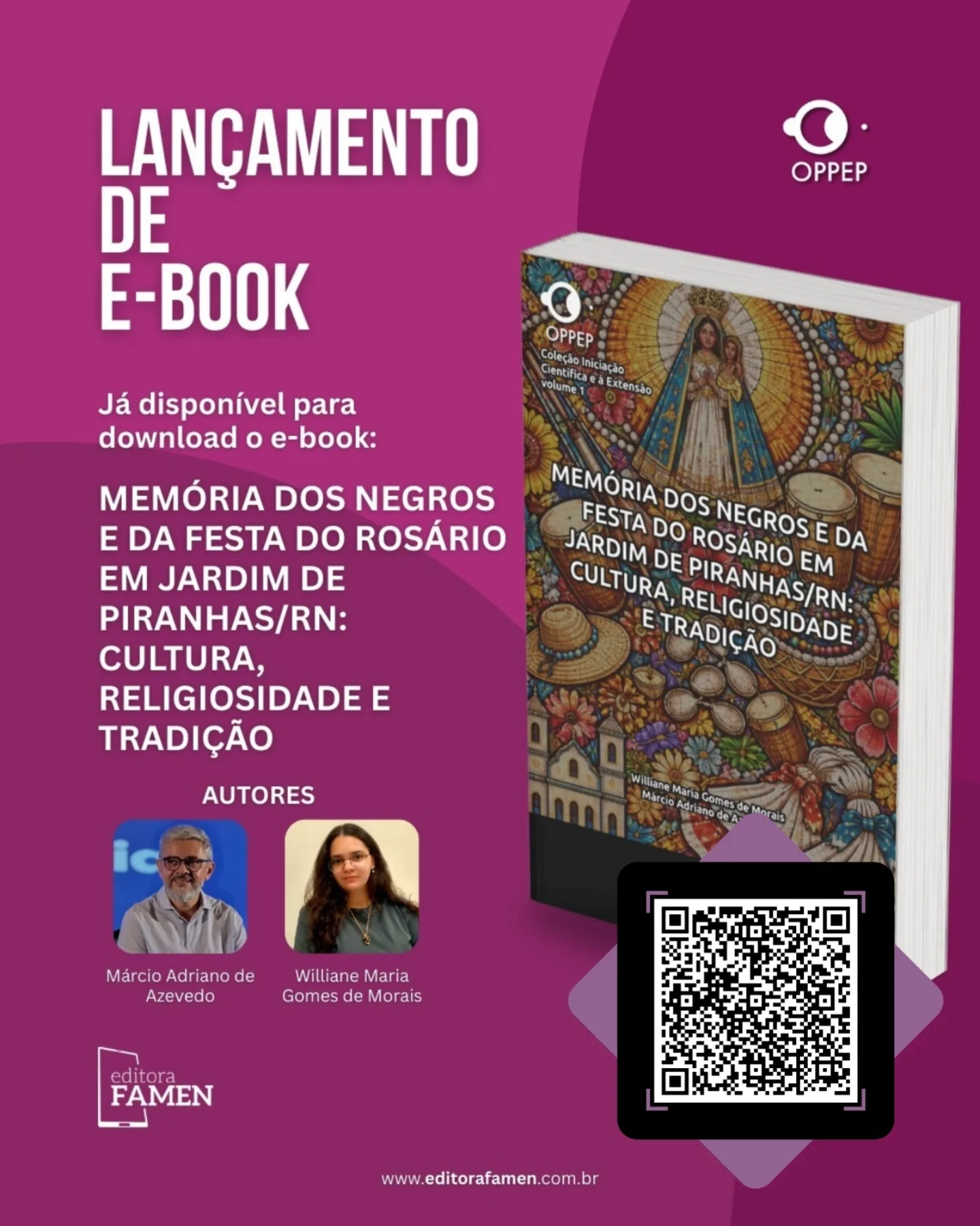 Lançamento do E-Book Memória dos Negros e da Festa do Rosário em Jardim de Piranhas/RN